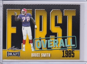 2023 Leaf Draft First Overall 1985 Bruce Smith Gold Parallel RARE