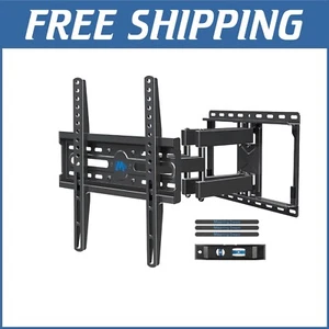 Full Motion TV Wall Mount for 32-65 Inches - Articulating Swivel & Tilt Bracket - Picture 1 of 11