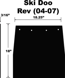 Proven Design Products SF047SDPB Snow Flap 10-15041 SF-REVPB - Picture 1 of 3