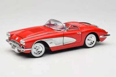 73100TC Chevrolet Corvette C1 Convertible Red Motormax 1:18 - Immagine 1 di 4