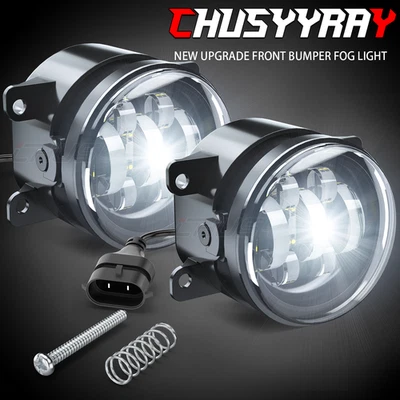 Left+Right LED Front Bumper Fog Light Lamp For Ford Ranger PX 11-18 Taurus X - Image 1 of 4