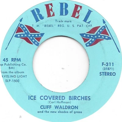 CLIFF WALDRON Ice Covered Birches on Rebel bluegrass 45 HEAR Foto 1 de 2