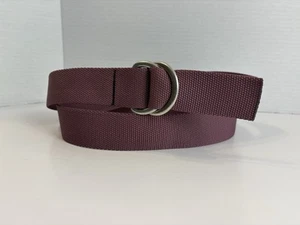 Croakies Men’s Nylon Webbed Belt D Ring Buckle One Size Muted Purple 1.5” Wide - Picture 1 of 7