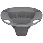 McKesson Stackable Bedpan 15" Graphite 250 lbs Weight Capacity 1 Each 56-80245