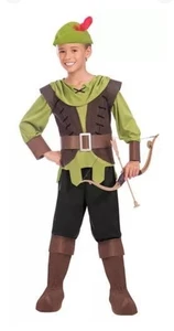 Amscan Robin Hood Childs Fancy Dress Costume Various Sizes Available - Picture 1 of 7