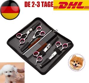 Scheren-Hundeset, Pelzschere für Hunde Tierpflege- und Friseur-Scherenset DE