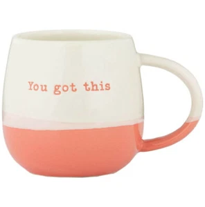 Taza Price & Kensington You Got This 340 ml blanca rosa para bebidas calientes - Imagen 1 de 3