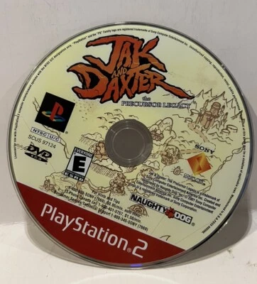 Jak and Daxter: The Precursor Legacy (PlayStation 2, 2002) Disc Only - Image 1 of 2