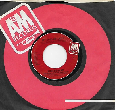 Supertramp, My Kind Of Lady/Know Who You Are 45 1982 EX A&M - Image 1 of 2