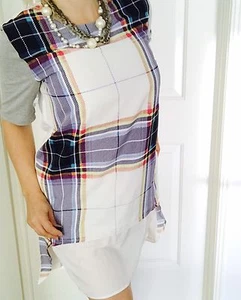 FINDERS KEEPERS WOMENS TUNIC DRESS OVERLAY SUPER POWER TSHIRT NWT SZ L - Picture 1 of 7