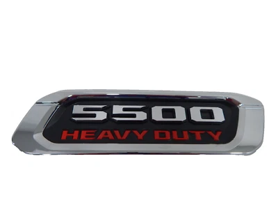 Nuevo OEM 2019-2024 RAM 5500 Heavy Duty lado pasajero derecho capó emblemas cromo Foto 1 de 3