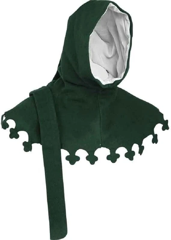Caballero Medieval Liripipe Capucha Con Diseño Inferior Gorra Estilo Prendas para la cabeza PARA HELLOWEN Foto 1 de 4