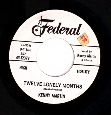 KENNY MARTIN THE LAST WORDS OF THE JIVIN MR LEE/TWELVE LONELY  VINYL 45 73-90 - Image 1 of 3