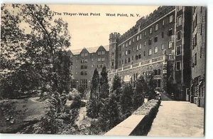 West Point, NY - THE THAYER - WEST POINT HOTEL - Postkarte 1938 - Bild 1 von 2