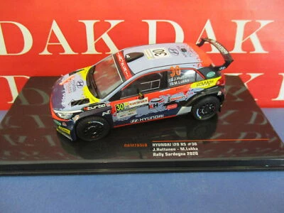 Die cast 1/43 Modellino Auto Hyundai i20 R5 Rally Sardegna 2020 J. Huttunen - Immagine 1 di 4