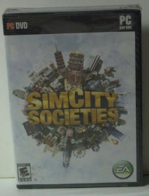 PC DVD Sim City Societies Simulation Game - Electronic Arts - New Sealed - Image 1 of 2