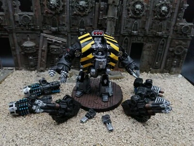 Warhammer 30k Iron Warriors leviathan dreadnought pintado comissão trabalho - Imagem 1 de 4