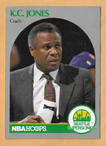 K.C. Jones Seattle Supersonics #329 NBA Hoops 1990-91 - Imagen 1 de 2