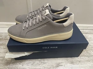 NIB Cole Haan Men's Grandpro Topspin Sneaker, Titanium/Angoran, C39498 sIZE 9 - Picture 1 of 6