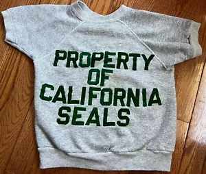 Vintage NHL Property Of California Golden Seals Sweatshirt Kids RARE - Picture 1 of 6