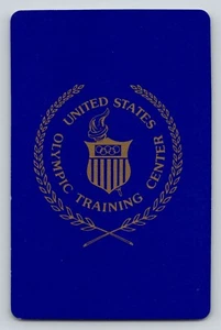 Tarjeta comercial azul Centro de Entrenamiento Olímpico de Estados Unidos Tarjeta intercambiable Cuatro de diamantes - Imagen 1 de 2