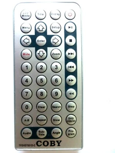COBY PORTABLE DVD PLAYER REMOTE CONTROL for TFDVD7051D-C - Picture 1 of 1
