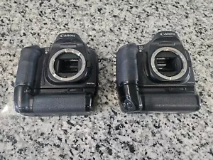 Canon EOS 10D Digital SLR Camera Body, Battery Grip LOT OF 2 AS IS UNTESTED - Picture 1 of 7