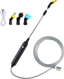 Electric Garden Sprayer, 2400mAh, Adjustable Wand, 3 Nozzles, 16.4FT Hose - Picture 1 of 8