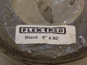 Flex-tred Black Abrasive Anti-Slip Tape 6in X 60ft - Picture 1 of 2