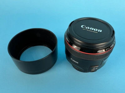 LENTE CANON EF 50MM: usm, f/1.2l, con capucha |010-7416600 Foto 1 de 4