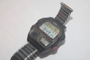 CASIO BP-100 BLOOD PRESSURE MONITOR QUARTZ VINTAGE MEN’S WATCH - Picture 1 of 5