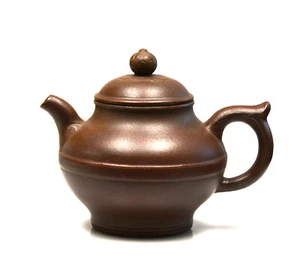 Fine Chinese Bell Form Body Yixing Zisha Purple Clay Ceramic Teapot with Mark - Picture 1 of 5