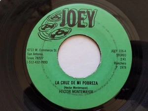 HECTOR MONTEMAYOR - La Cruz de mi Pobreza / Mi Esperanza 1978 RANCHERA Tejano - Imagen 1 de 2