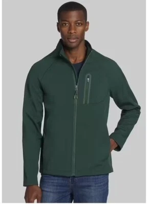 Jos. A. Jaqueta Bank Traveler Collection ajuste sob medida soft shell-pinho/verde-XL-nova com etiquetas - Imagem 1 de 4
