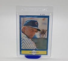 Mark Grace Chicago Cubs #9 1989 Pacific Cards & Comics Blue Border Odd