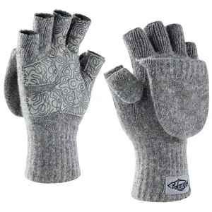 Magnetic Convertible Mittens Fingerless Mitt Wool Fishing Gloves Warm for Col... - Foto 1 di 5