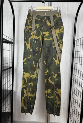 Dolce & Gabbana Vintage AW03 Strap Camo Pants Rare - Image 1 of 4