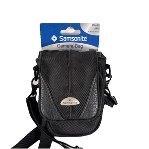 Samsonite Trekking Premium Camera Bag Case DF22 Black 65x40x110mm NEW - Picture 1 of 8