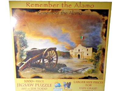 Nuevo rompecabezas sellado 1000 piezas de mayor tamaño SunsOut Remember the Alamo #67953 Foto 1 de 2