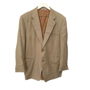 CANALI Made in Italy  100% WOOL Brown Men’s Sport Coat Blazer Size U.S. 46 - Picture 1 of 18