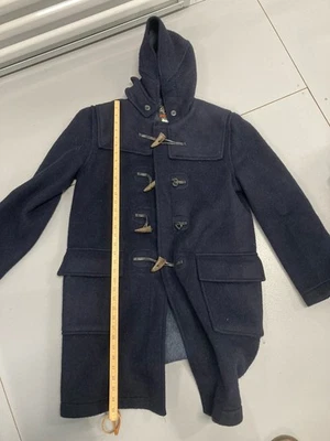 Vintage Original Gloverall Duffle Coat Trench Jacket Wool 38 Dolomite - Image 1 of 4