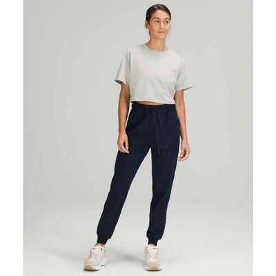 Jogger de tiro alto elástico azul marino Lululemon de longitud completa para mujer talla 4  Foto 1 de 4