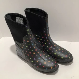 Western Chief DITSY DOT NEOPRENE Polka Dots Rubber Mid Boots Wmns Gr. 7M, Neu - Bild 1 von 7