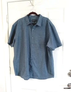 Molokai Surf Co. Blue Men's Button Down Casual Surf Shirt Size XXL EUC - Picture 1 of 6