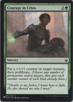 MTG Normal Courage in Crisis C The List Reprints 158/264 NM - Image 1 of 2