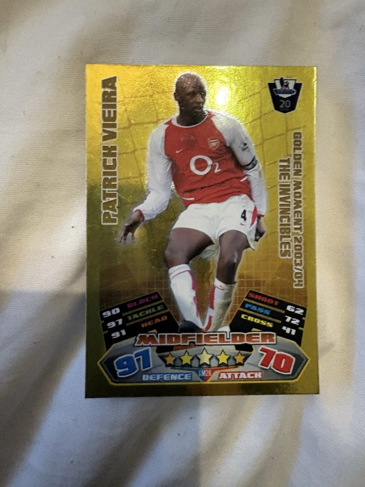 Topps Match Attax 2011/12 Golden Moments Patrick Viera GM26 - Image 1 of 1