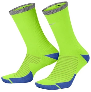 Nike Spark Cushioned Crew Running Socks cu7200 12-13.5 Volt - Picture 1 of 10
