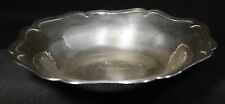Antique Sterling Silver Shreve & Co. Candy Dish 91.8g 6" x 1 1/4" Hammered