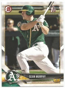 Sean Murphy Oakland A's 2018 Bowman Baseball 1st Prospects Card - Picture 1 of 3