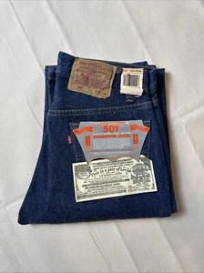Vtg Levis 501xx Original Button Fly USA Made 80s Deadstock 30x36 - Picture 1 of 10